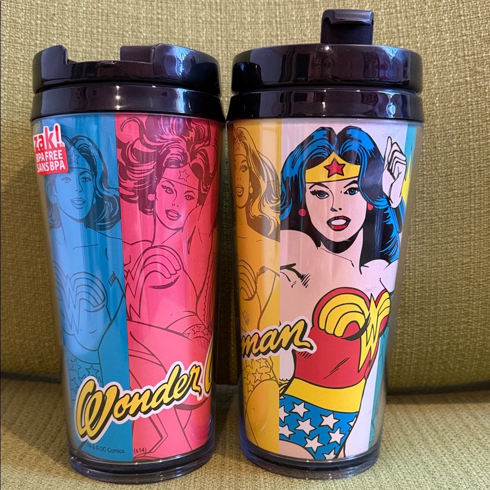 Wonder Woman Double Wall Travel Tumbler - Multi-Color